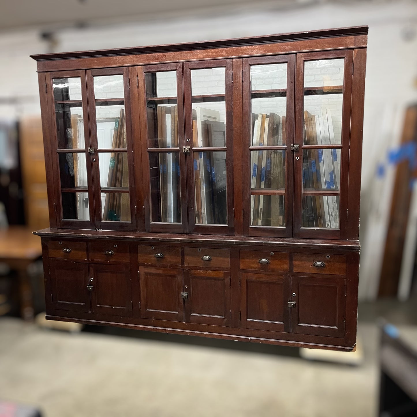 Large Antique Cabinet From Early 1900s Church Kitchen