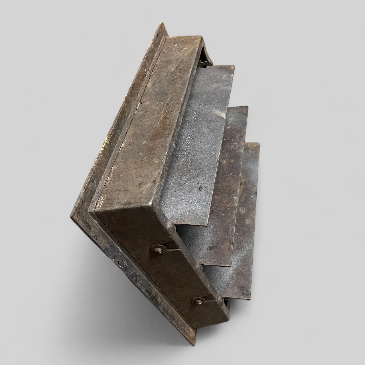 Ornate Antique Cast Iron Floor Heat Grate/Register - American Register Co.