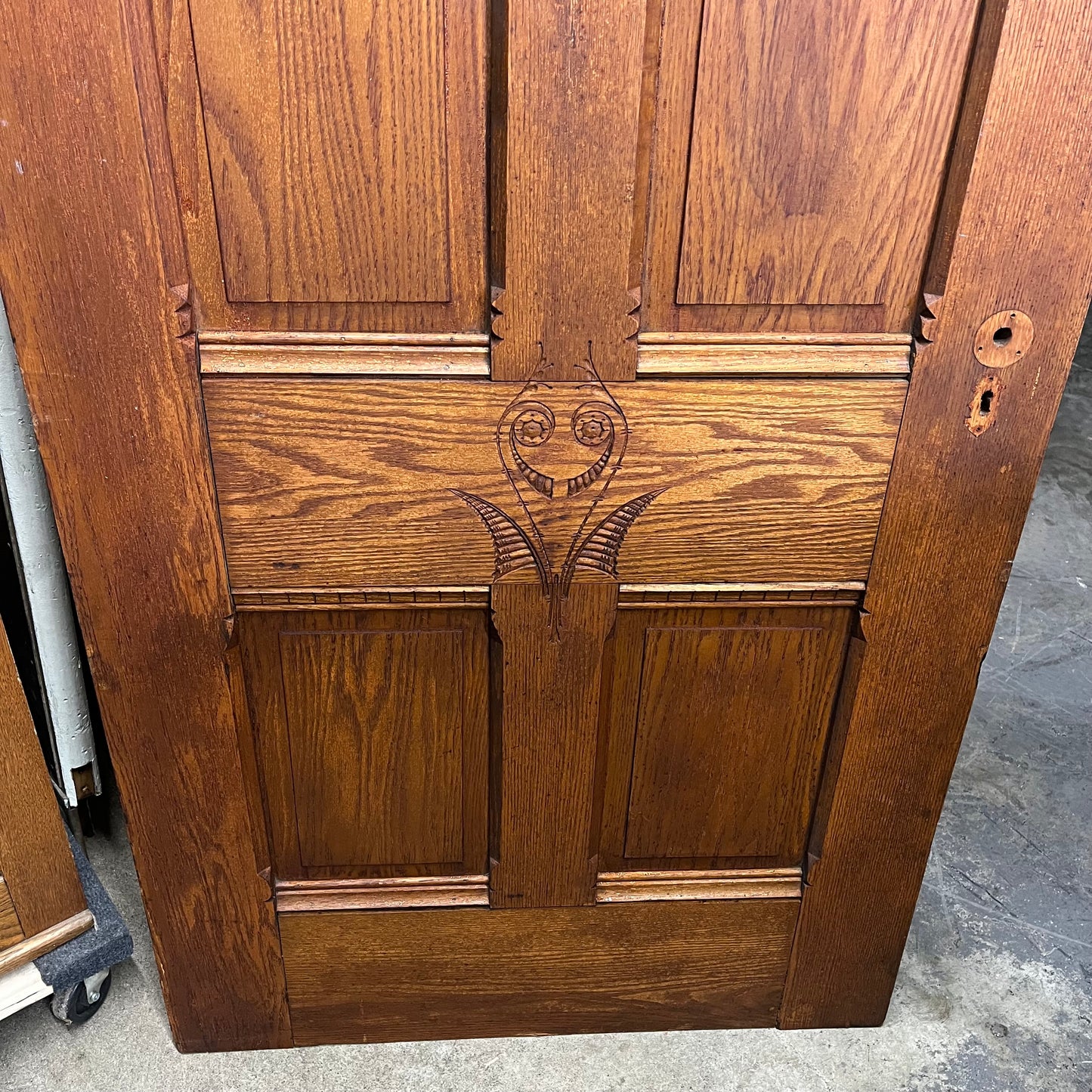 Solid Oak Antique Victorian Door