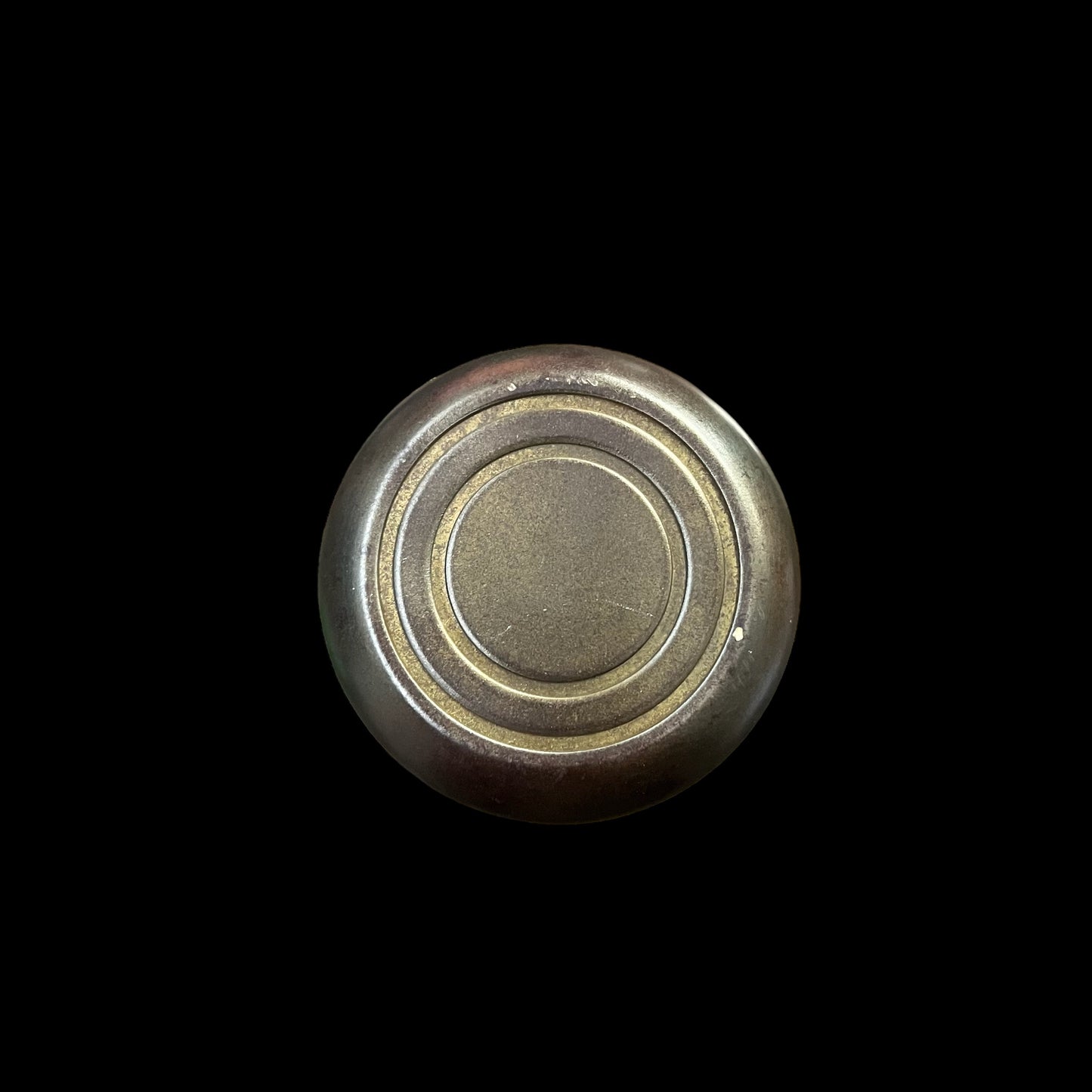Antique Art Deco Steel Doorknob Set