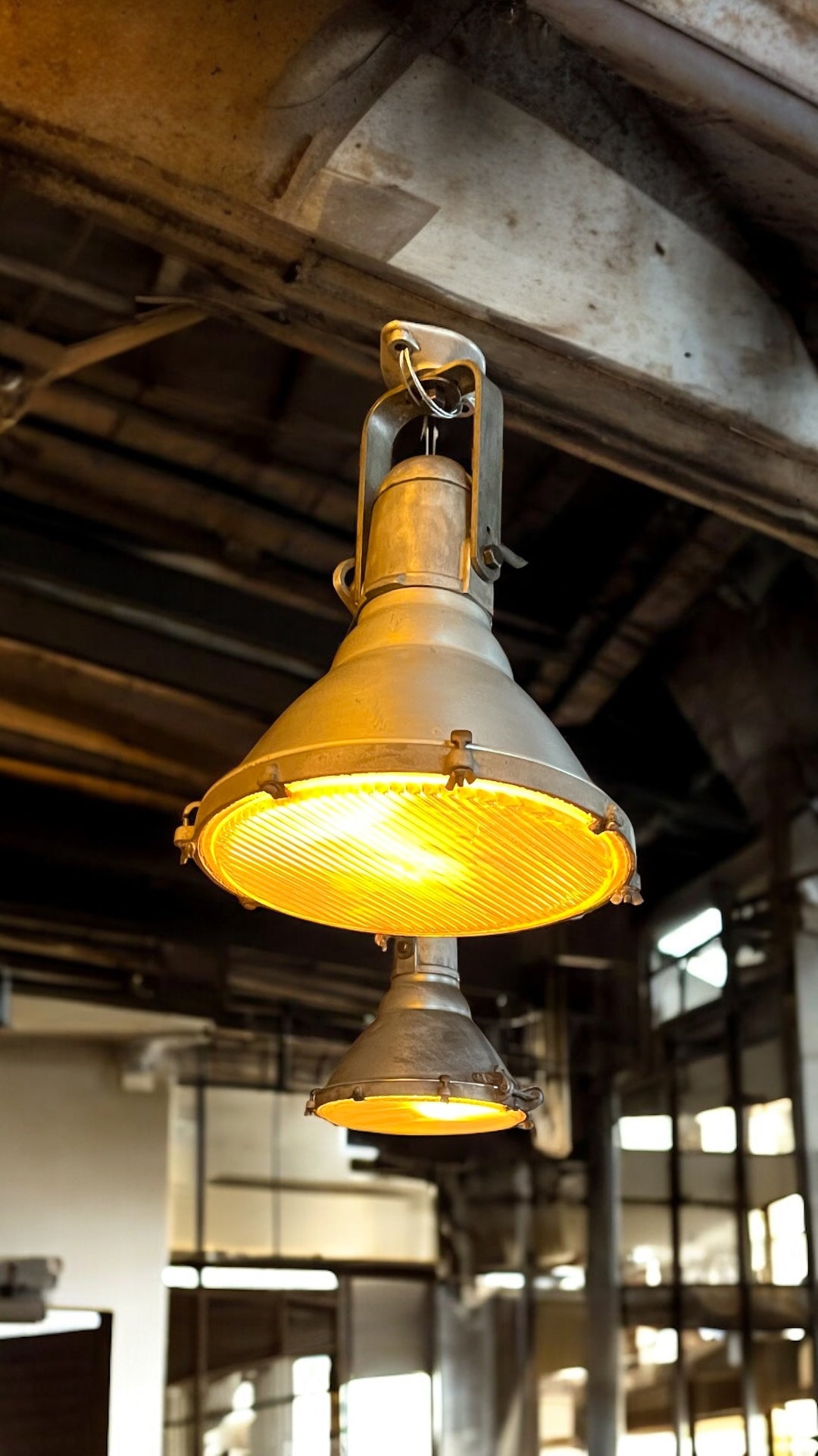 Vintage Industrial Crouse Hinds Aluminum Explosion-proof Light - Rewired