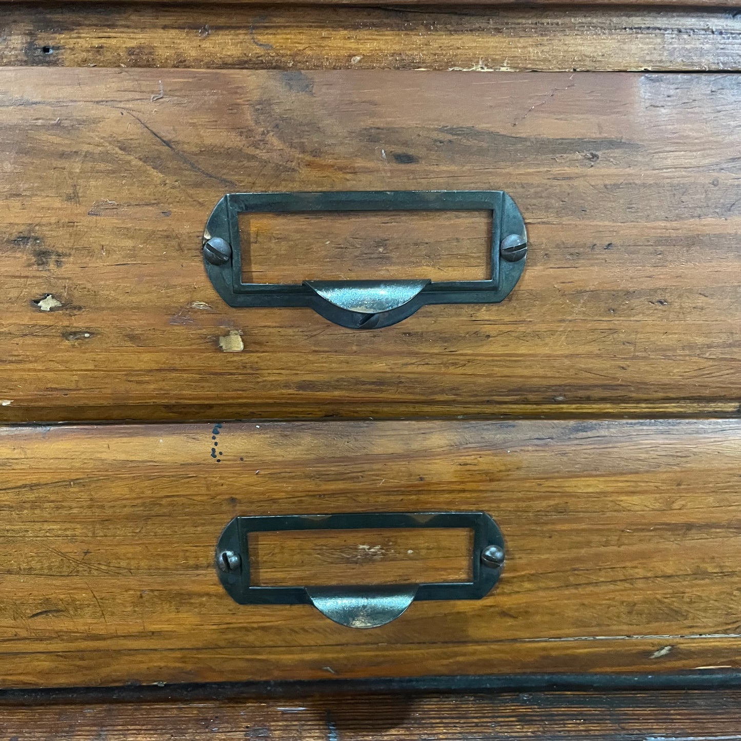Antique (early 1900s) Cabinet with Drawers and Filing Slots