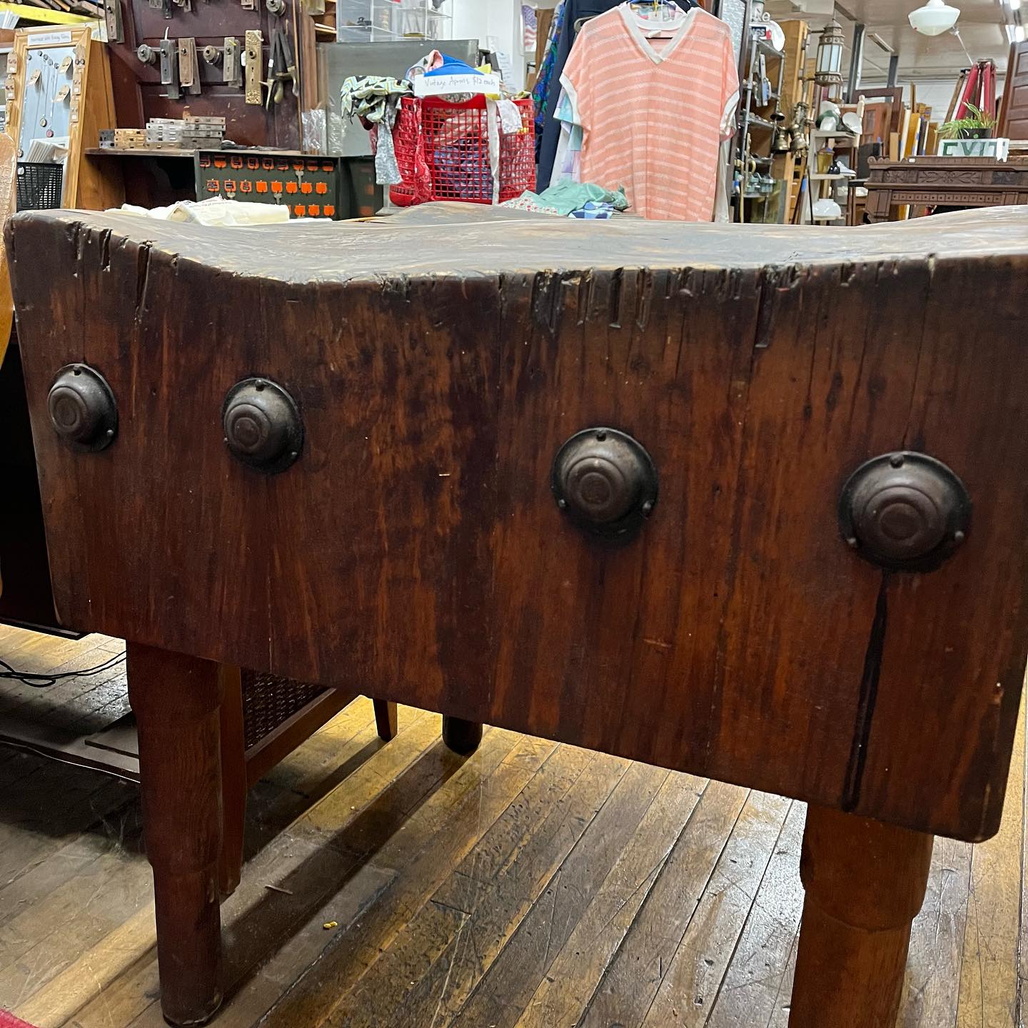 Antique Butcher Block