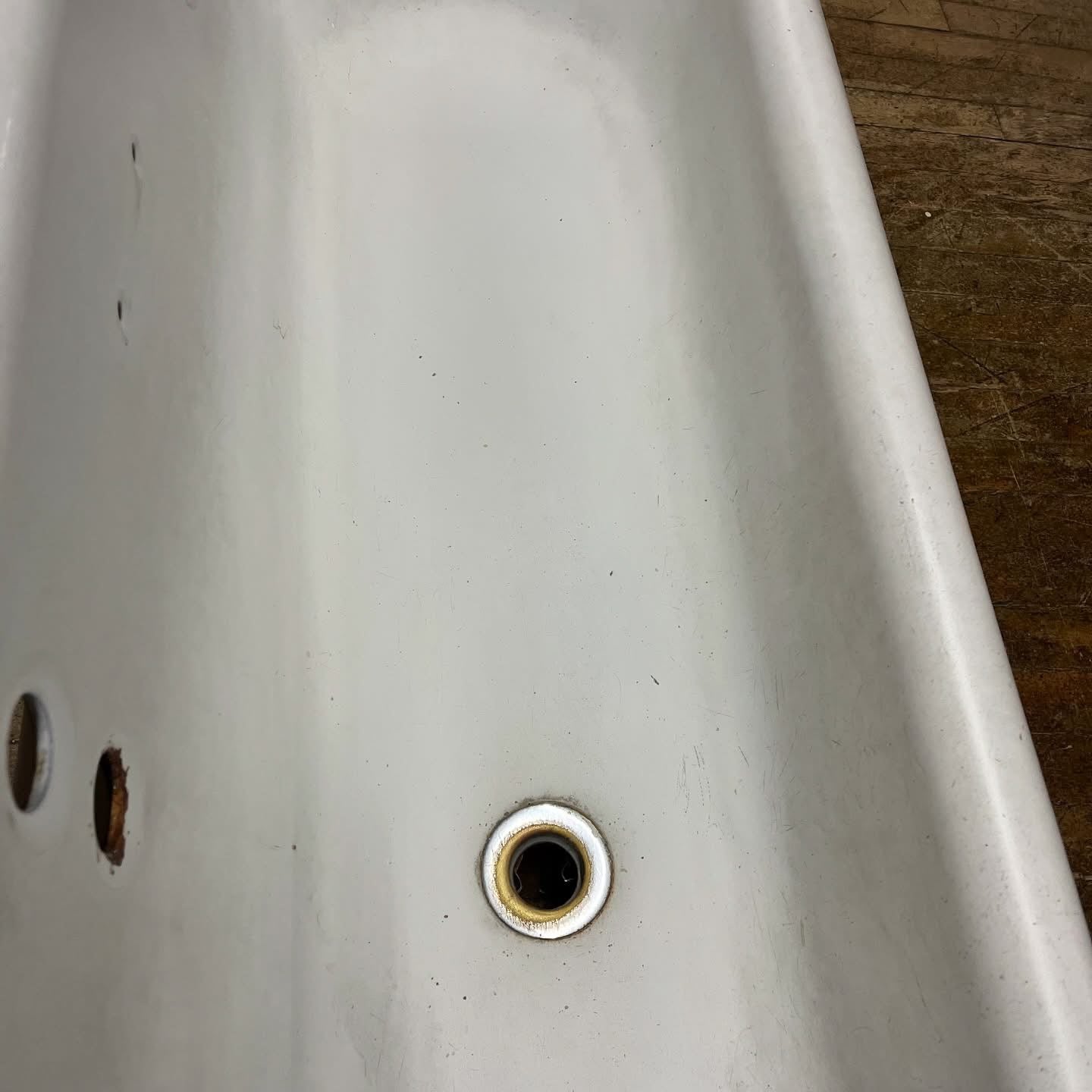 Antique Kohler Porcelain Enameled Cast Iron Trough Sink