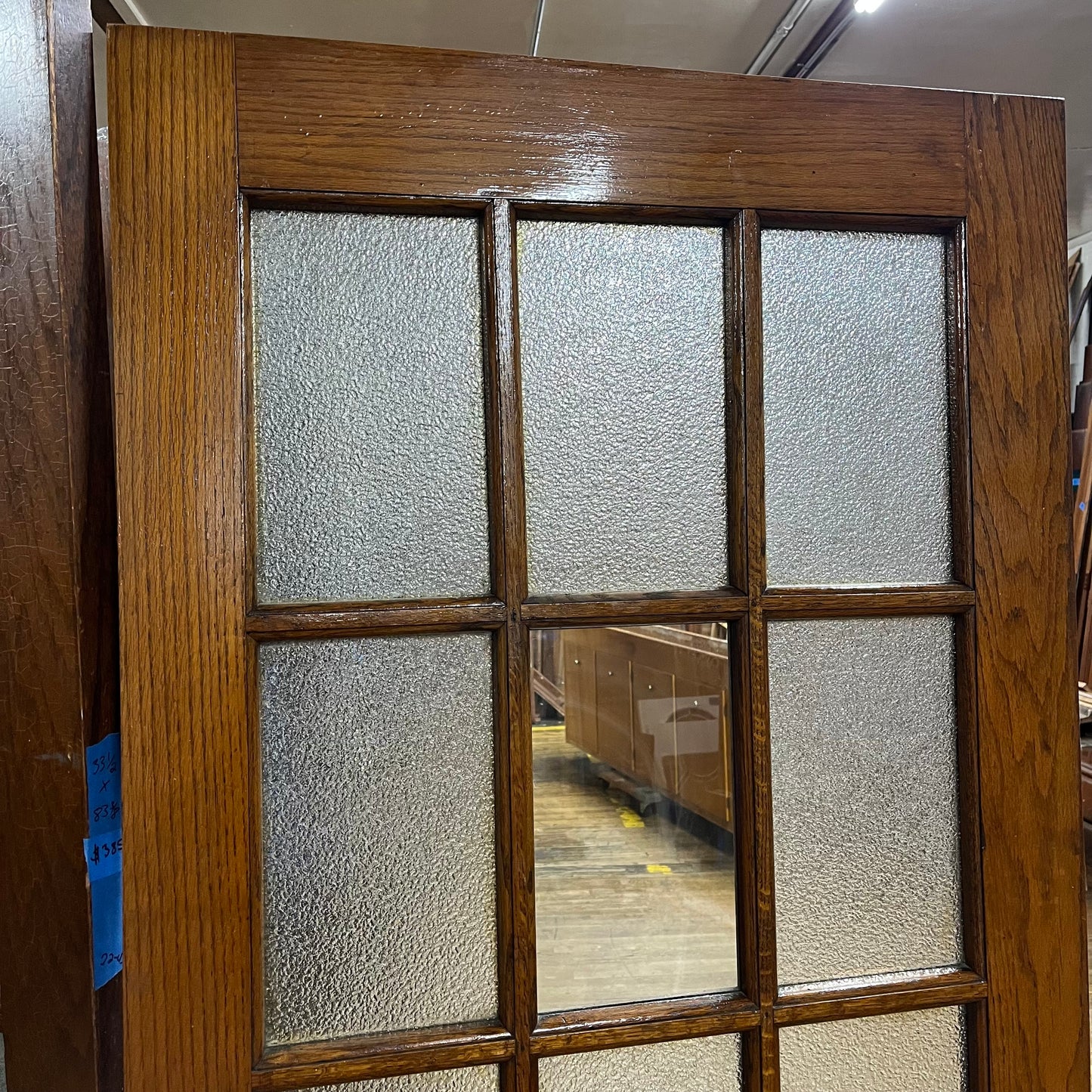 Antique Oak 12 Lite Door