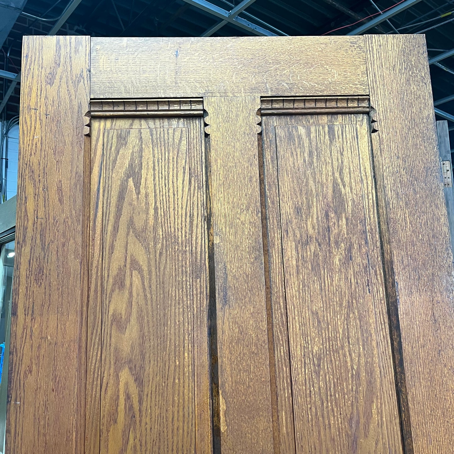 Solid Oak Antique Victorian Door