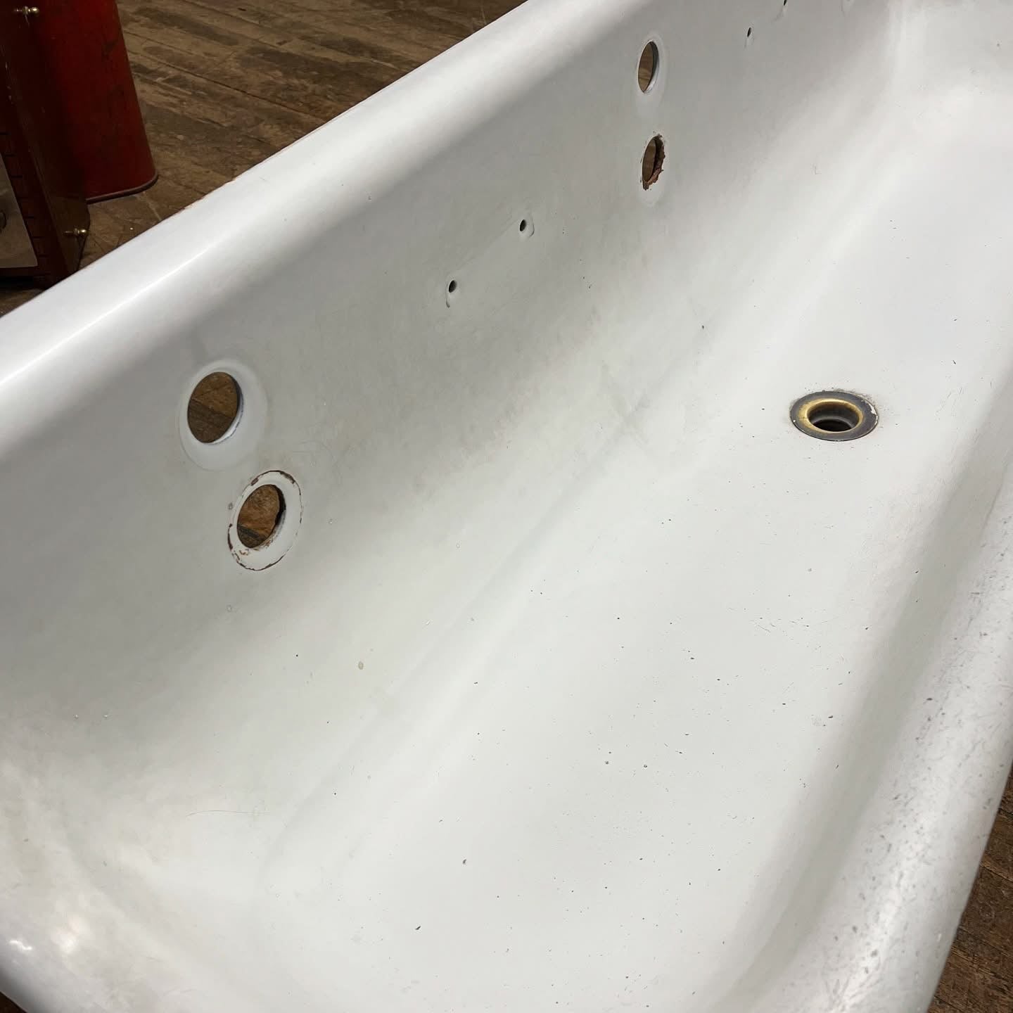 Antique Kohler Porcelain Enameled Cast Iron Trough Sink