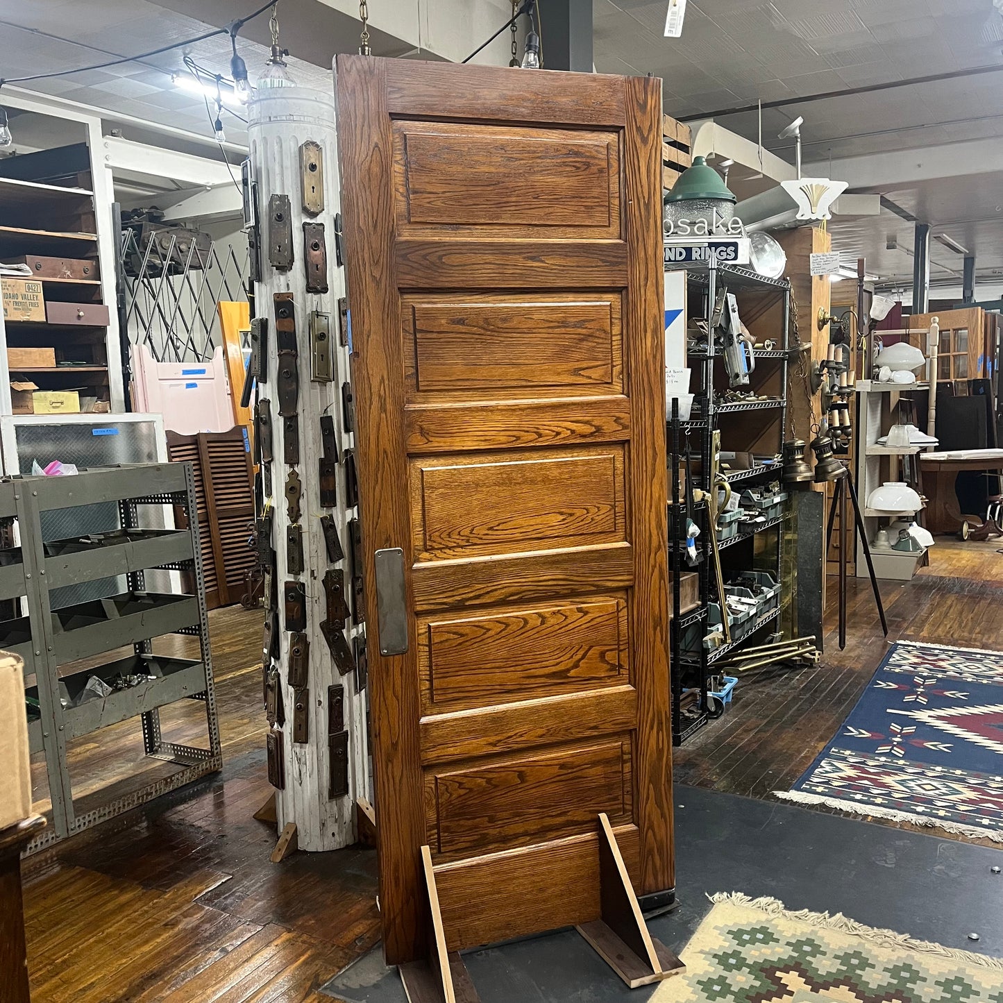 Antique Oak Swing Door