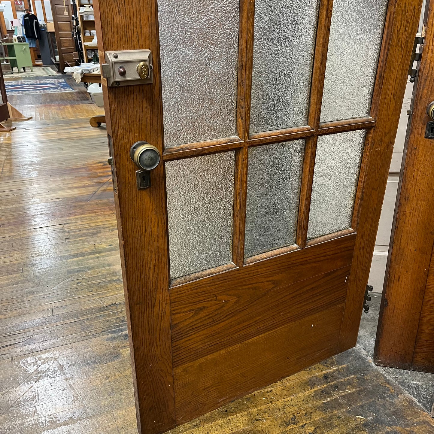 Antique Oak 12 Lite Door