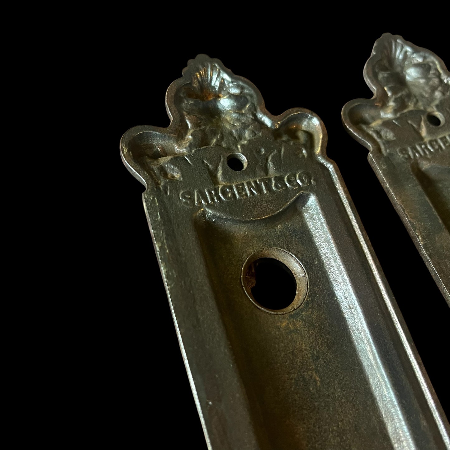 Antique Sargent Truro Door Hardware Set