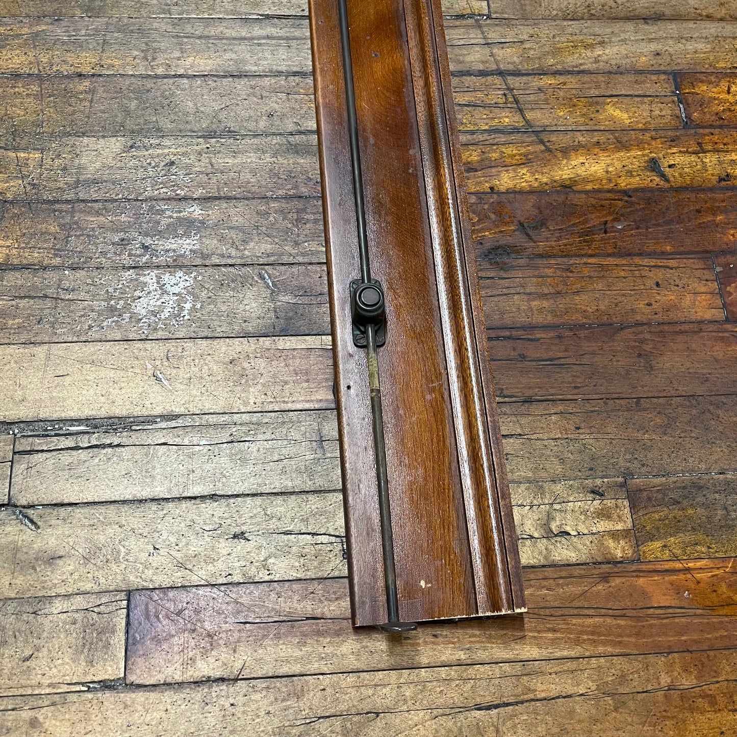 Antique Florentine Glass Transom Window With Original Hardware