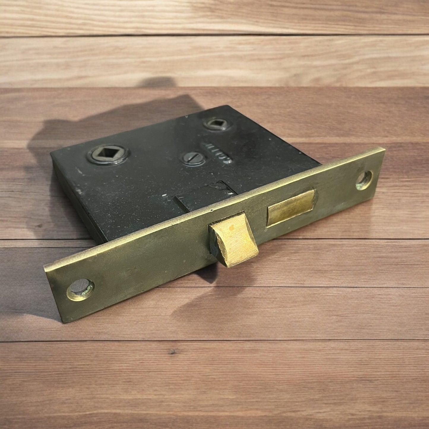 Antique Corbin Brass Bathroom Privacy Mortise Lock