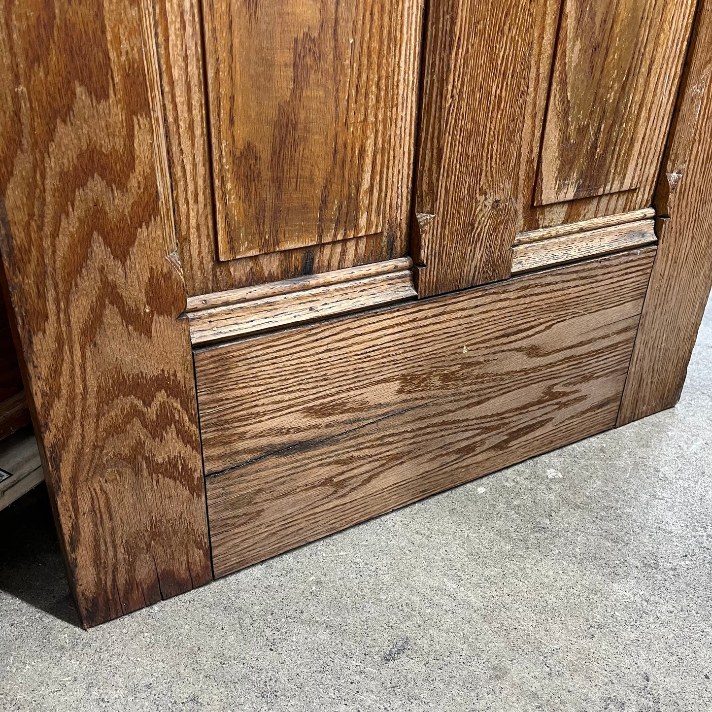 Solid Oak Antique Victorian Door