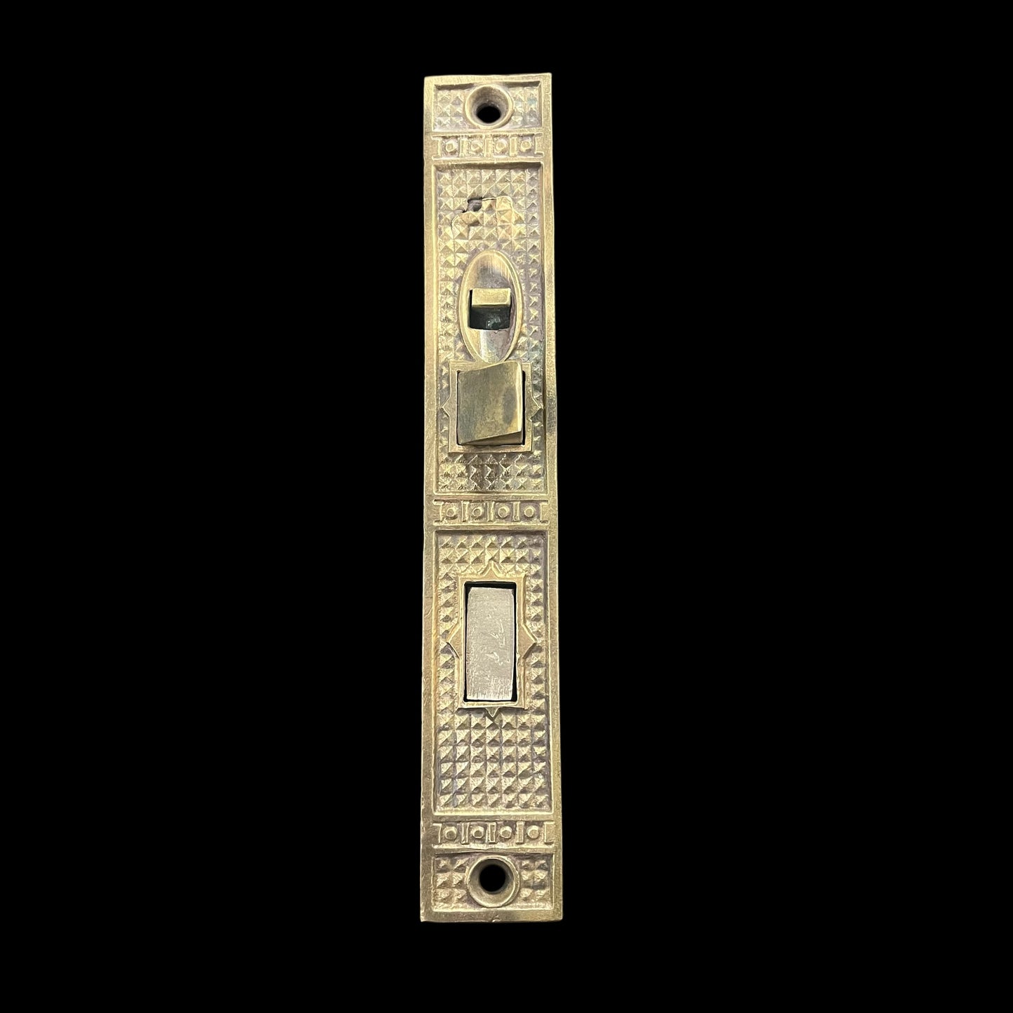 Antique Brass Entrance Mortise Lock and Hardware Set