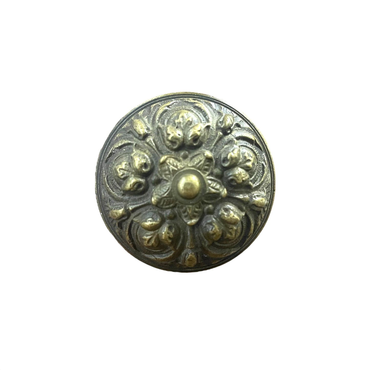 Antique (c. 1915) Penn Hardware Cast Bronze Doorknob Set