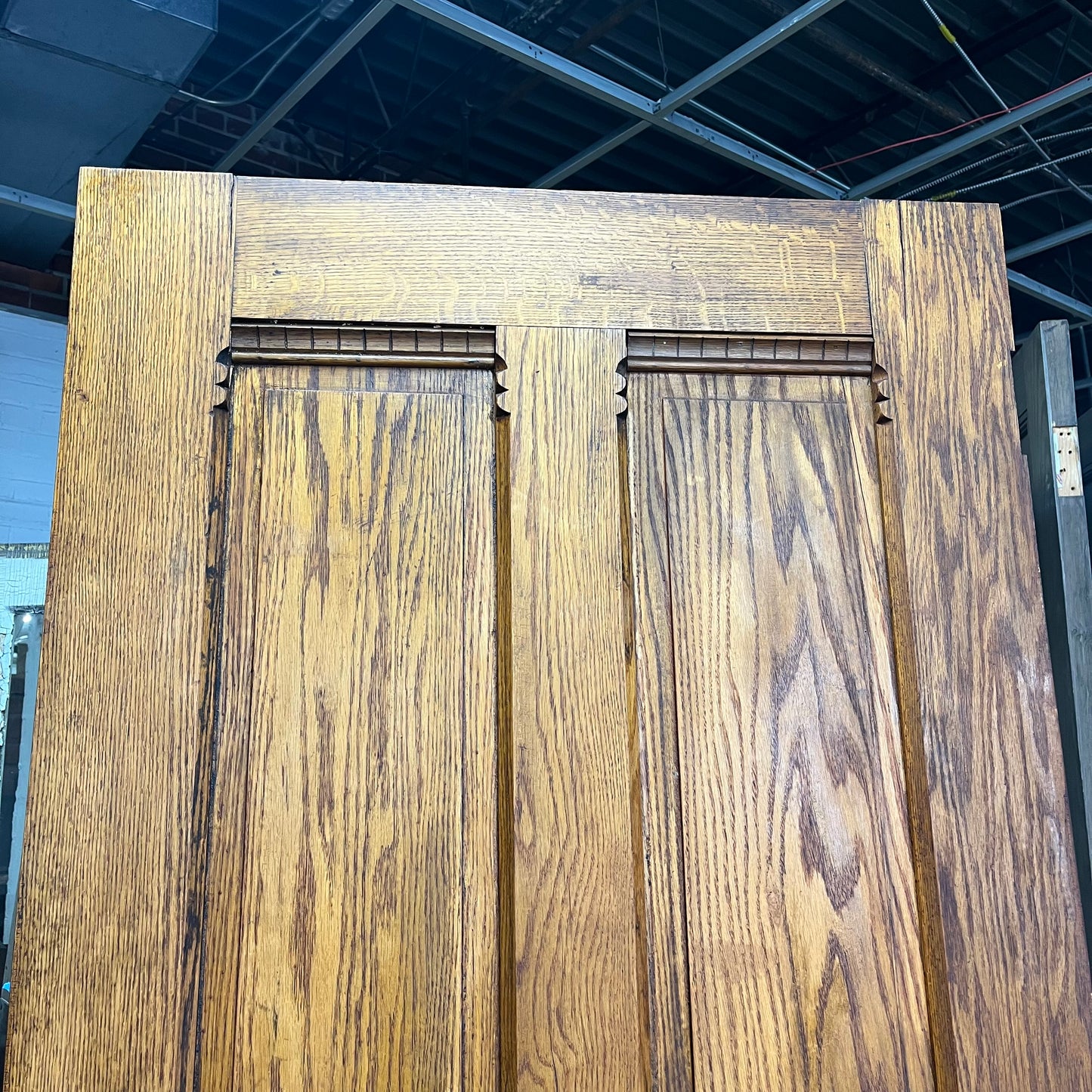Solid Oak Antique Victorian Door