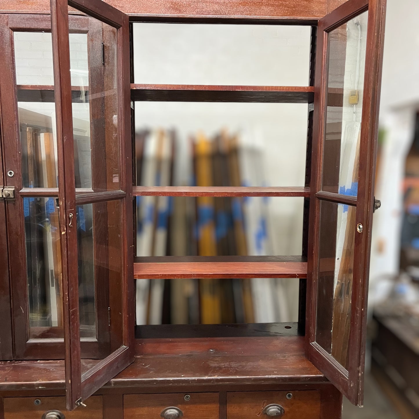 Large Antique Cabinet From Early 1900s Church Kitchen