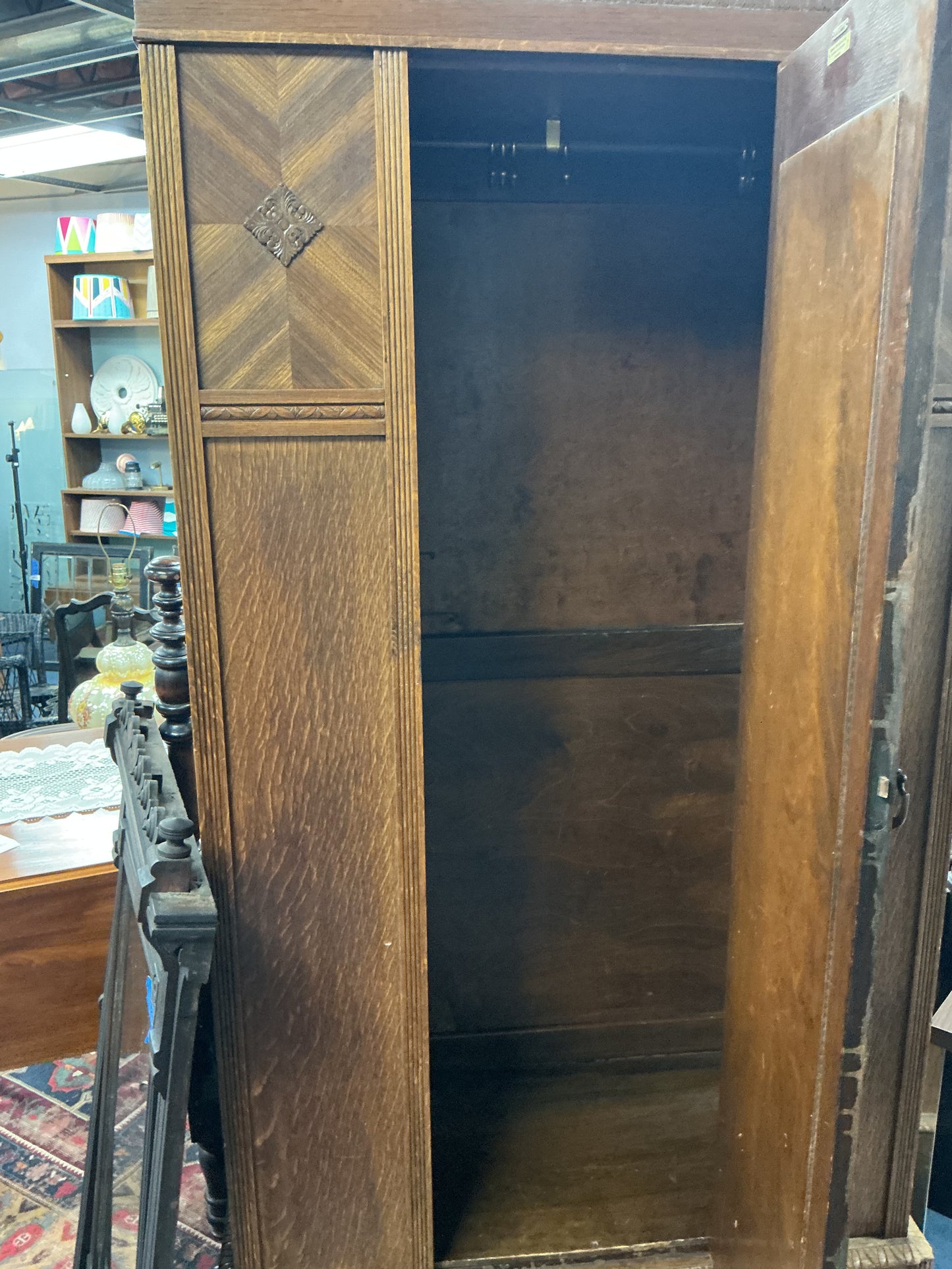 Antique Oak Wardrobe
