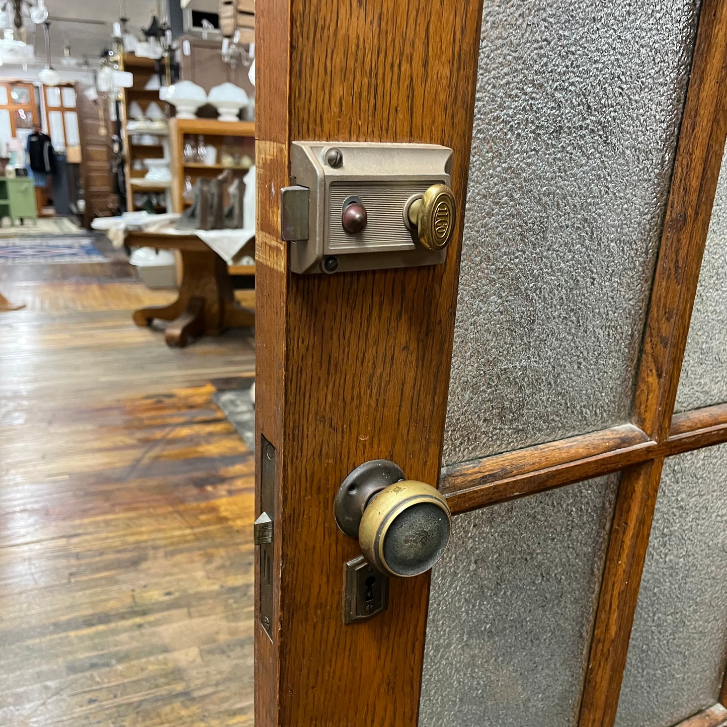 Antique Oak 12 Lite Door