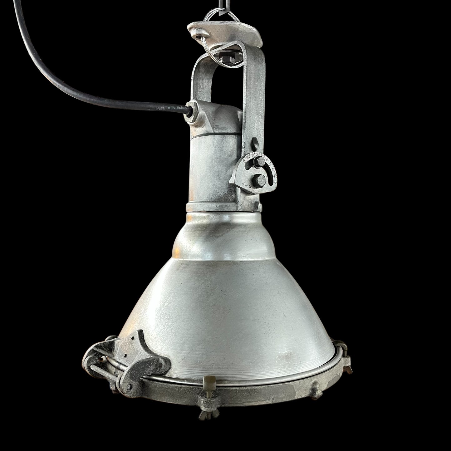 Vintage Industrial Crouse Hinds Aluminum Explosion-proof Light - Rewired