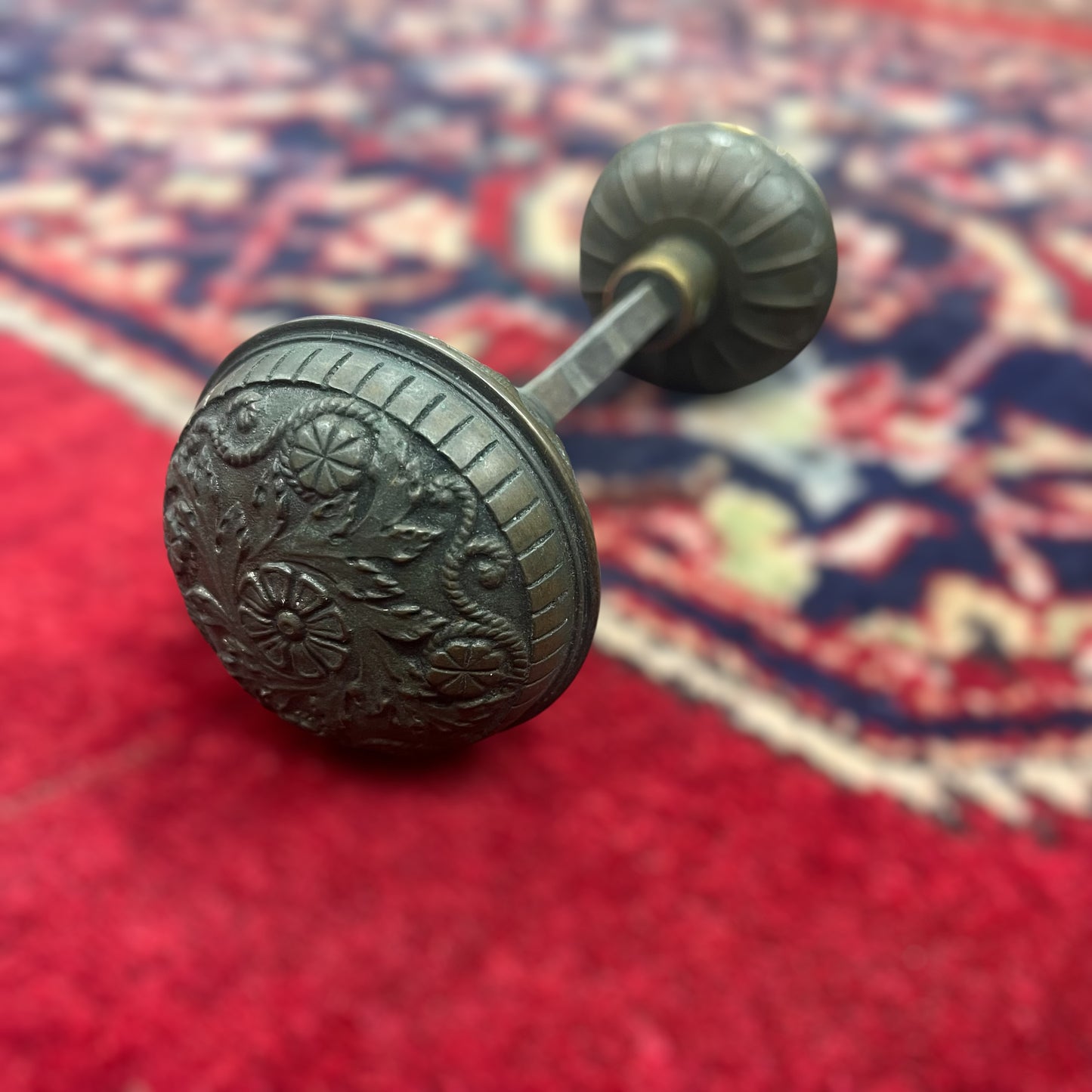Antique Cast Bronze J. Lochner | Norwalk Door Hardware Set