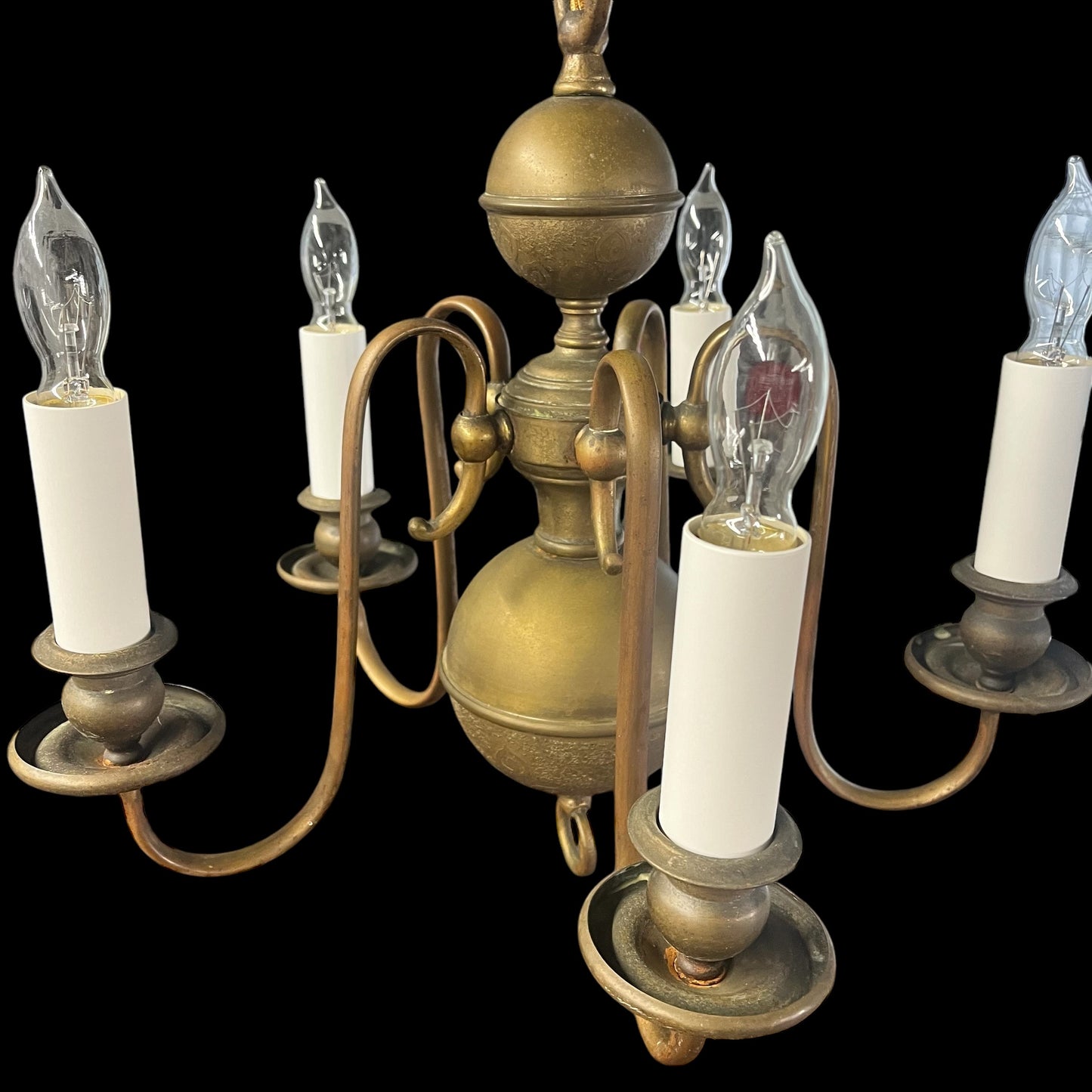 Antique Brass Chandelier