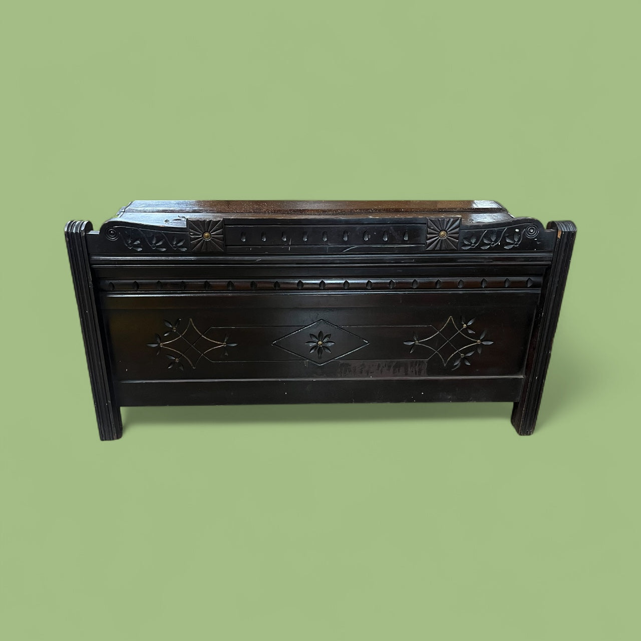 Hand-Carved Antique Chest