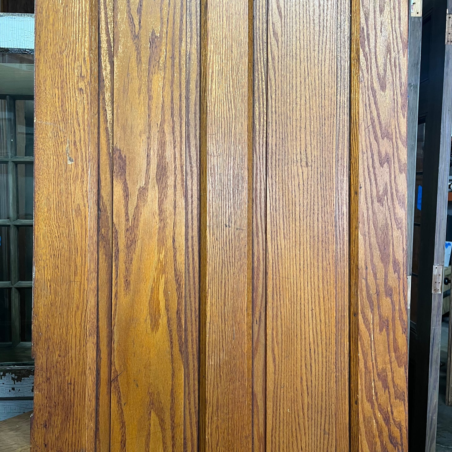 Solid Oak Antique Victorian Door