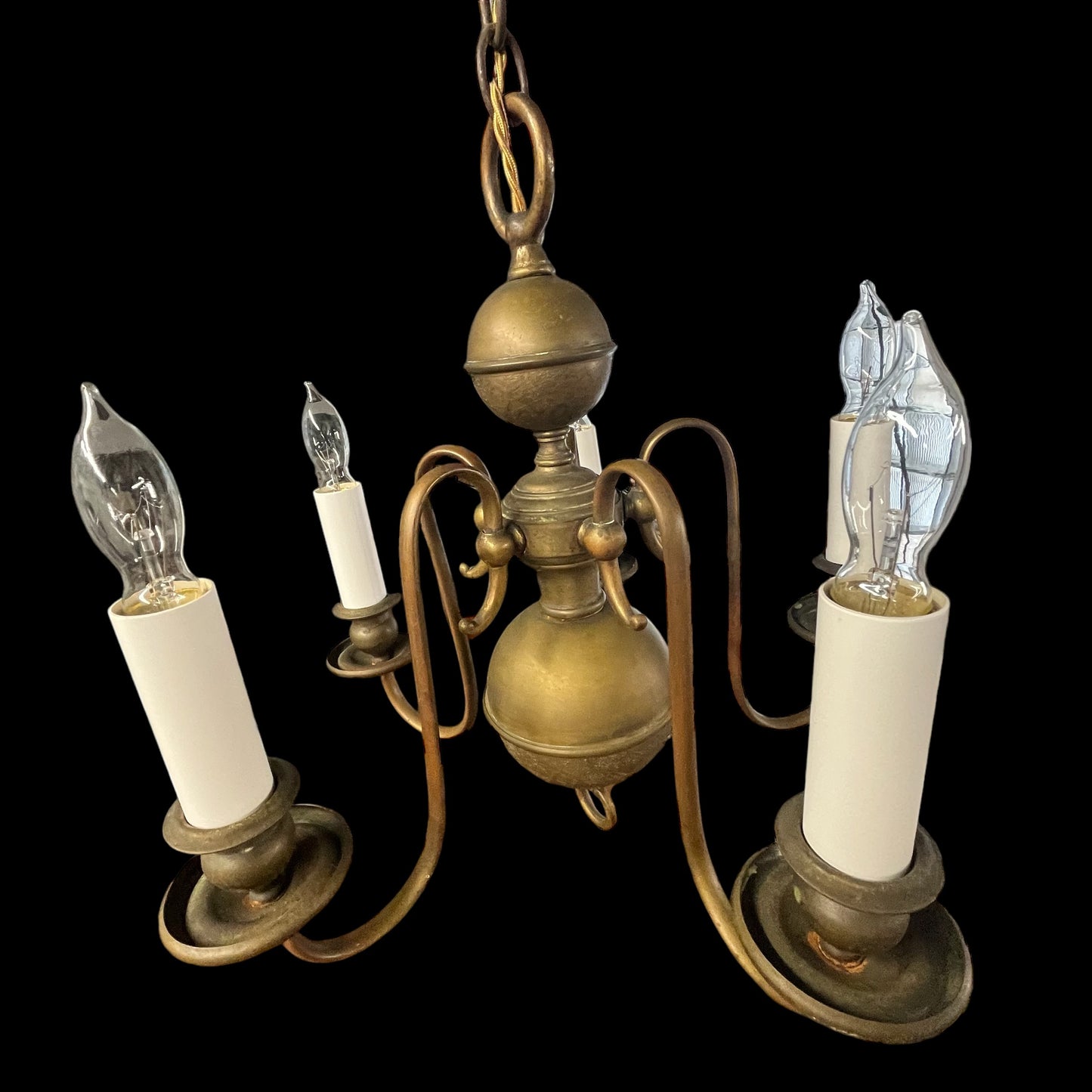 Antique Brass Chandelier