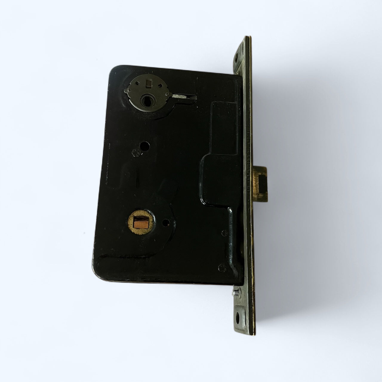 Antique Yale (#7750) Exterior Door Mortise Lock with Deadbolt