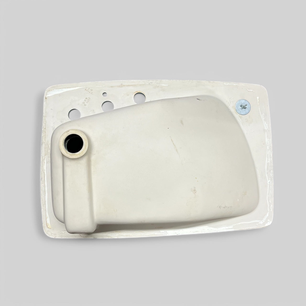 Vintage Blue Kohler Porcelain Lady Fair Vanity Drop-In Top Mount Bathroom Sink