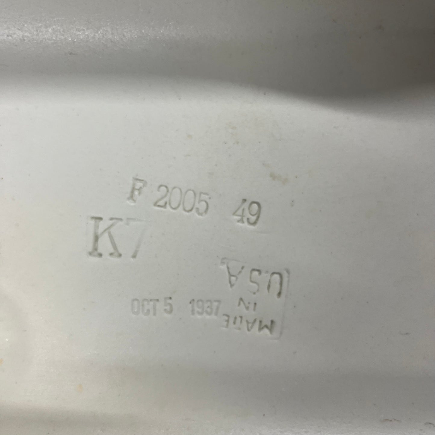 Antique (1937) One Piece American Standard White Toilet