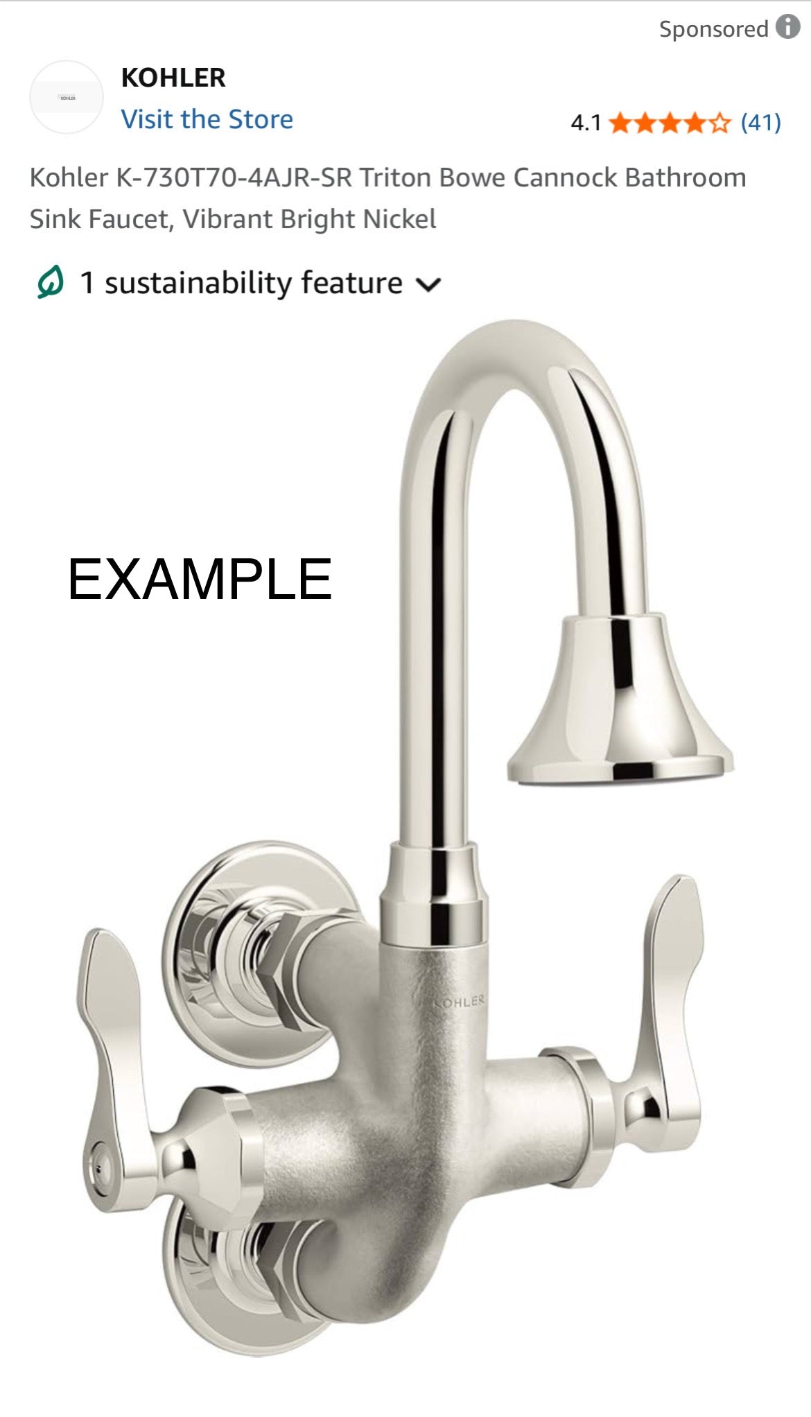 Antique Kohler Porcelain Enameled Cast Iron Trough Sink