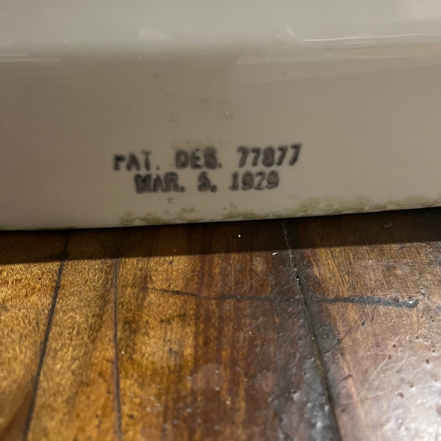 Antique 1920s “Standard” Porcelain Pedestal Sink