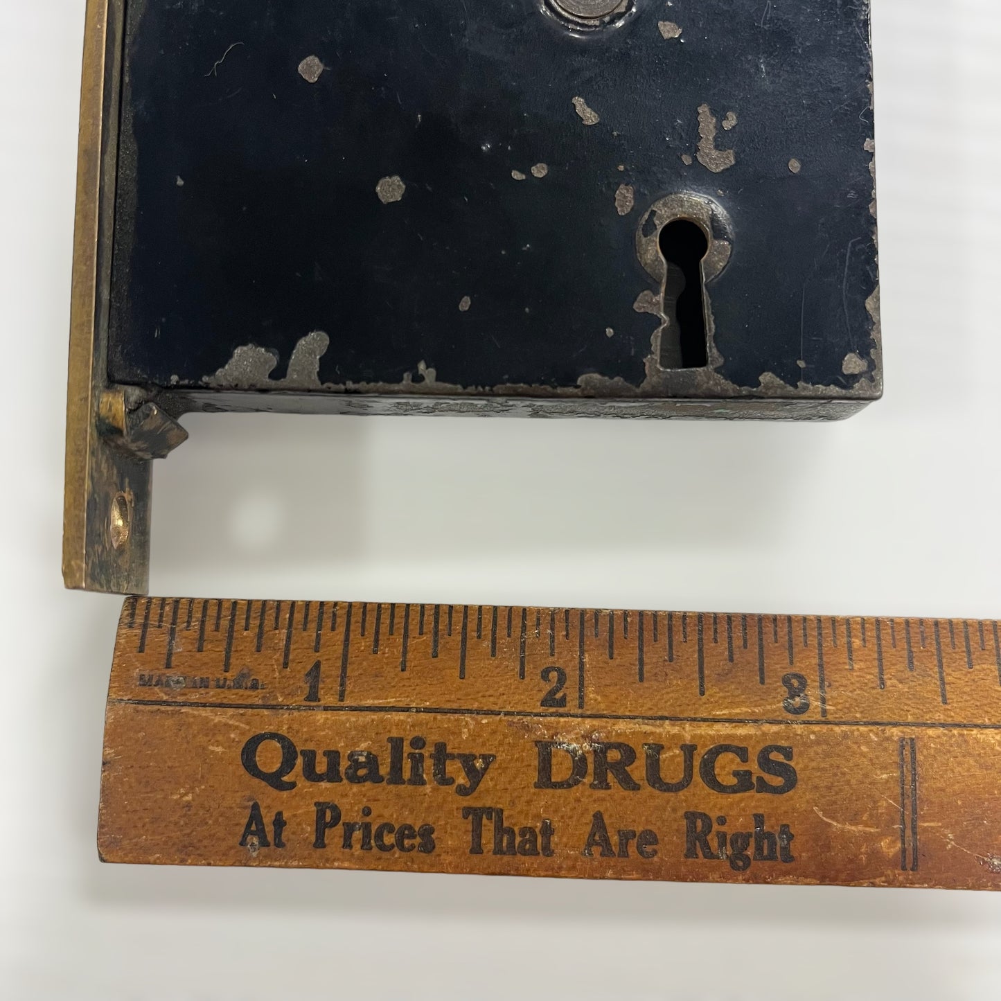 Antique Decorative Brass Interior Mortise Lock with Skeleton Key