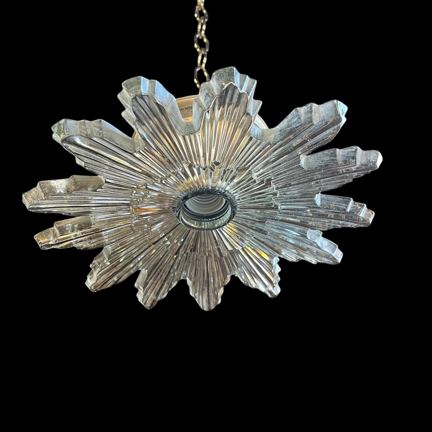 Vintage Art Deco Starburst Light