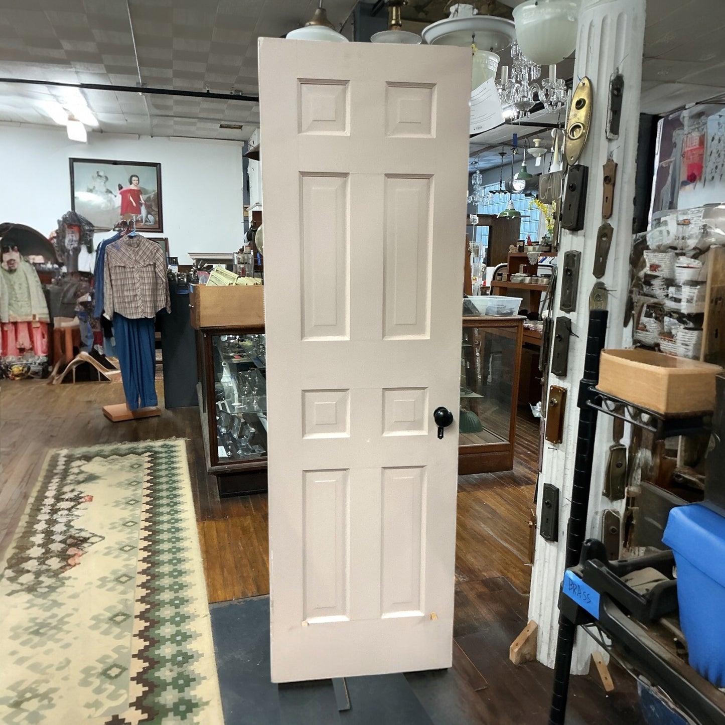 Antique Closet Door With Mirror