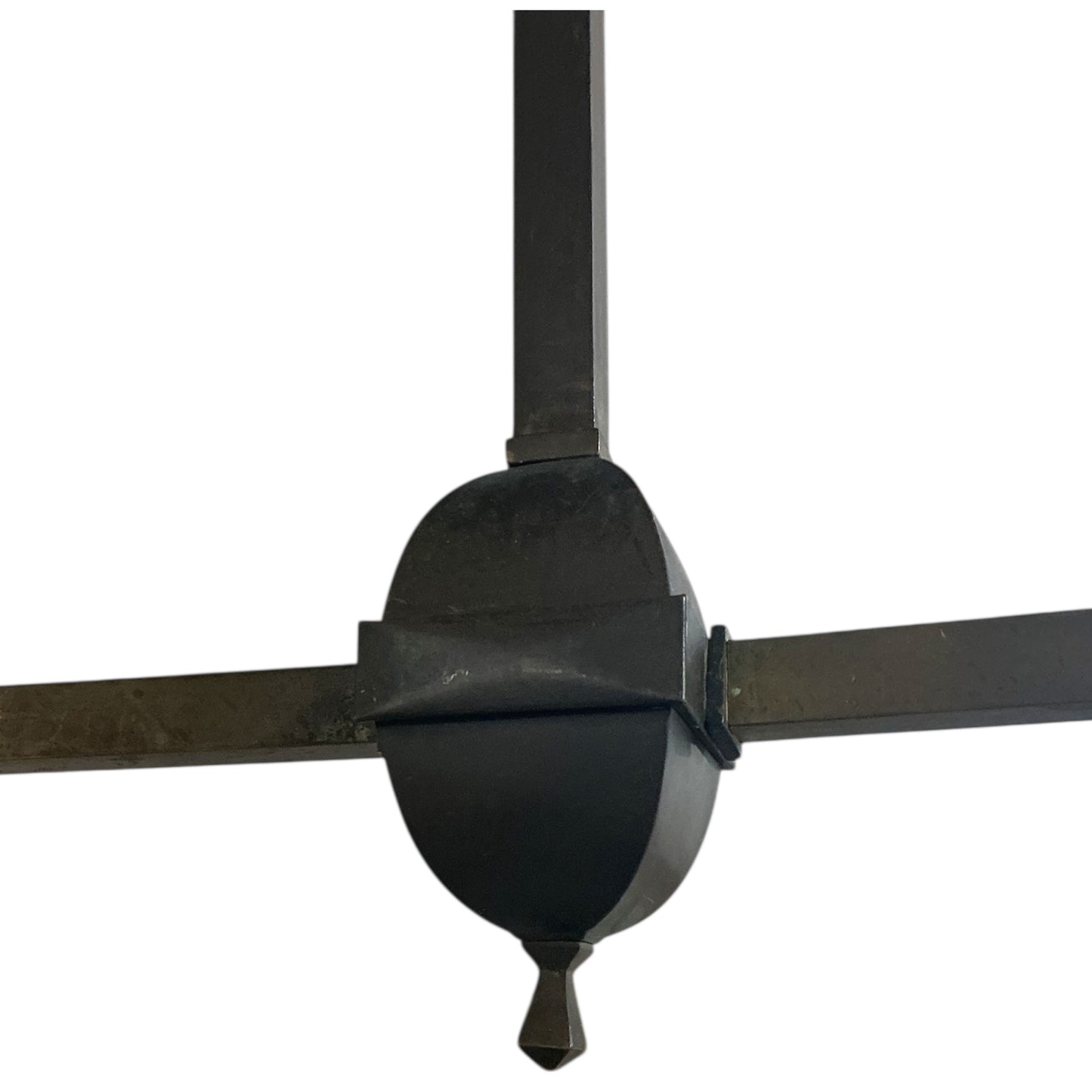 Antique Gas Converted To Electric Chandelier