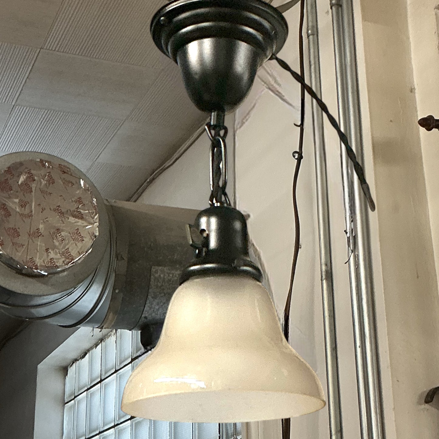 Antique Beardslee Style Pendant Light
