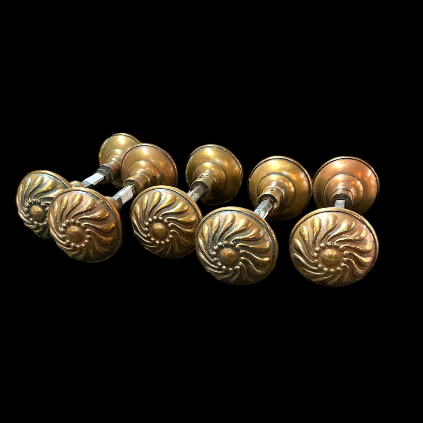 Antique Corbin Pinwheel Knobset(1895)