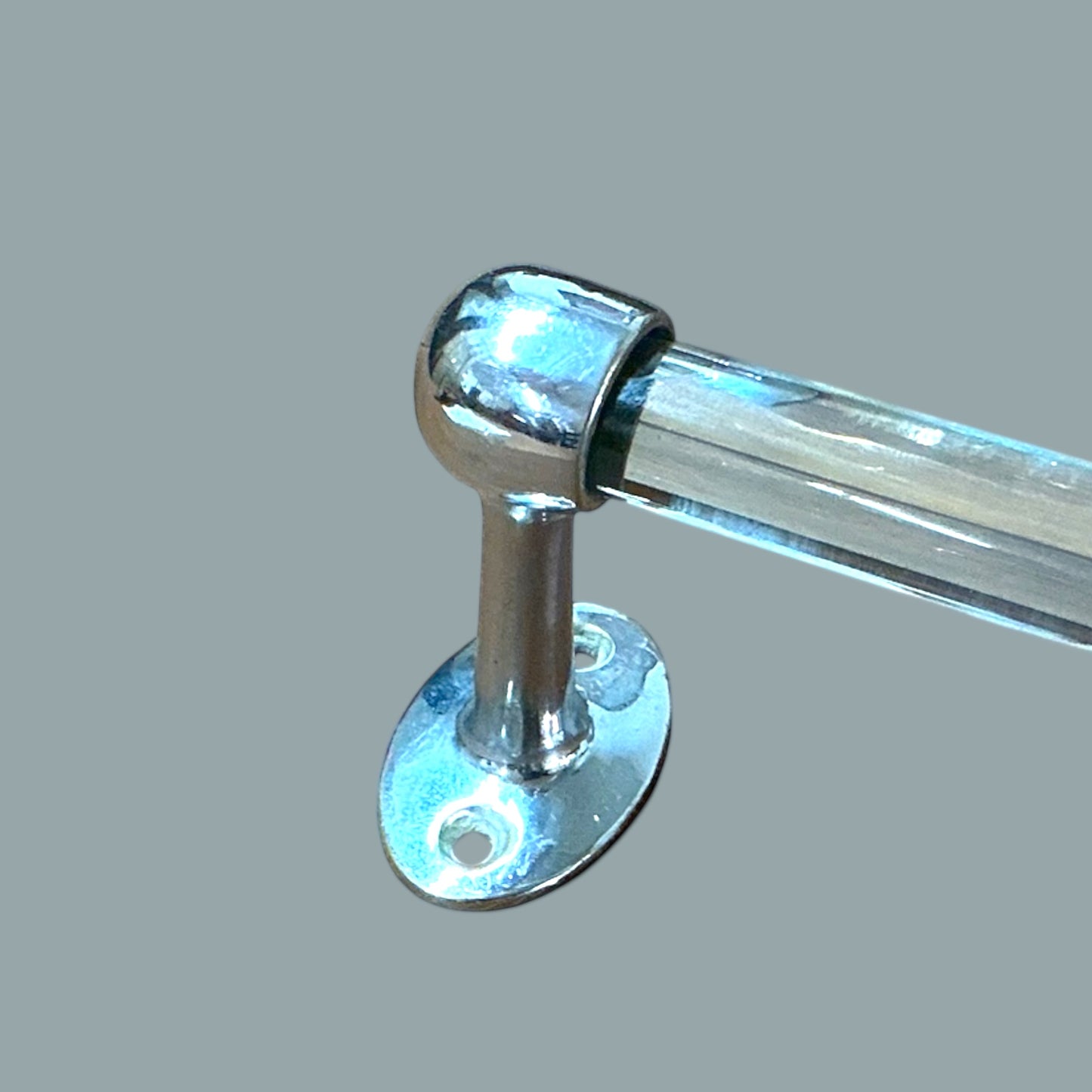 Antique Glass Towel Bar