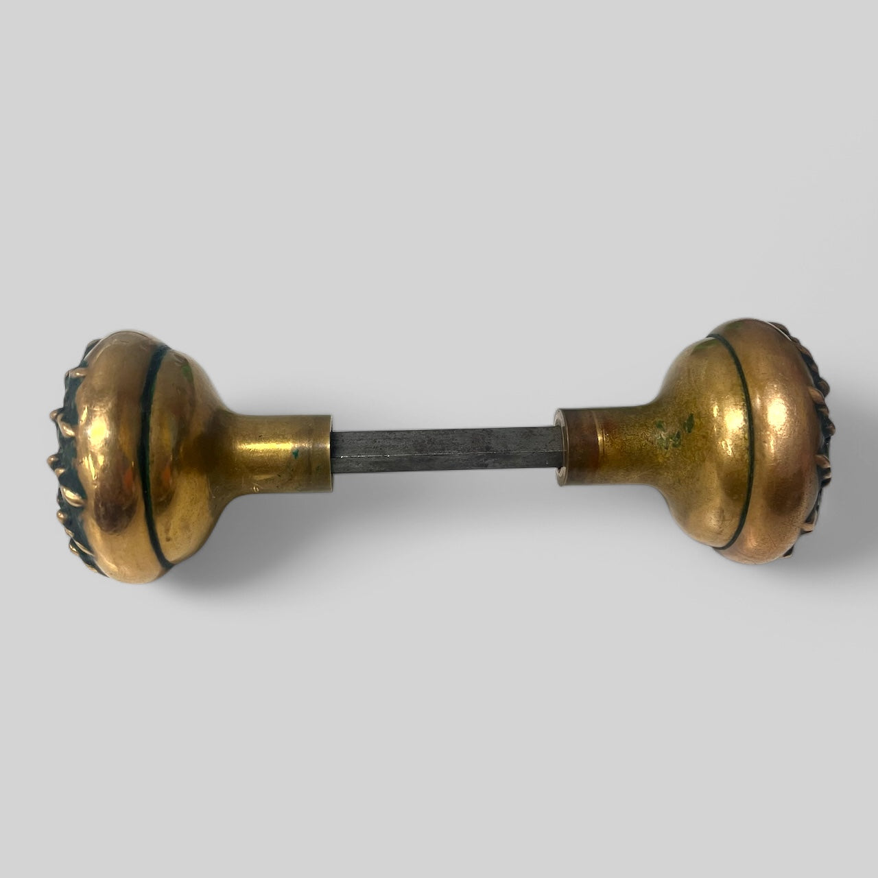 Antique (c. 1896) Russell & Erwin Verocchio Pattern Heavy Cast Brass Doorknob