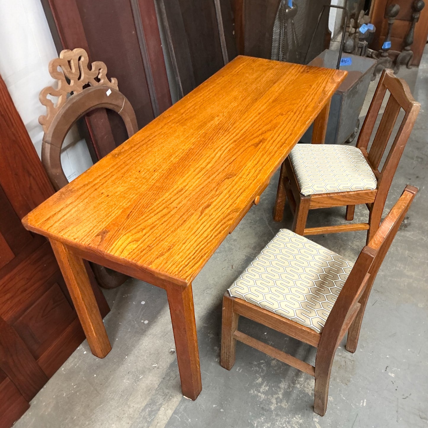 Antique Oak Children’s Chairs