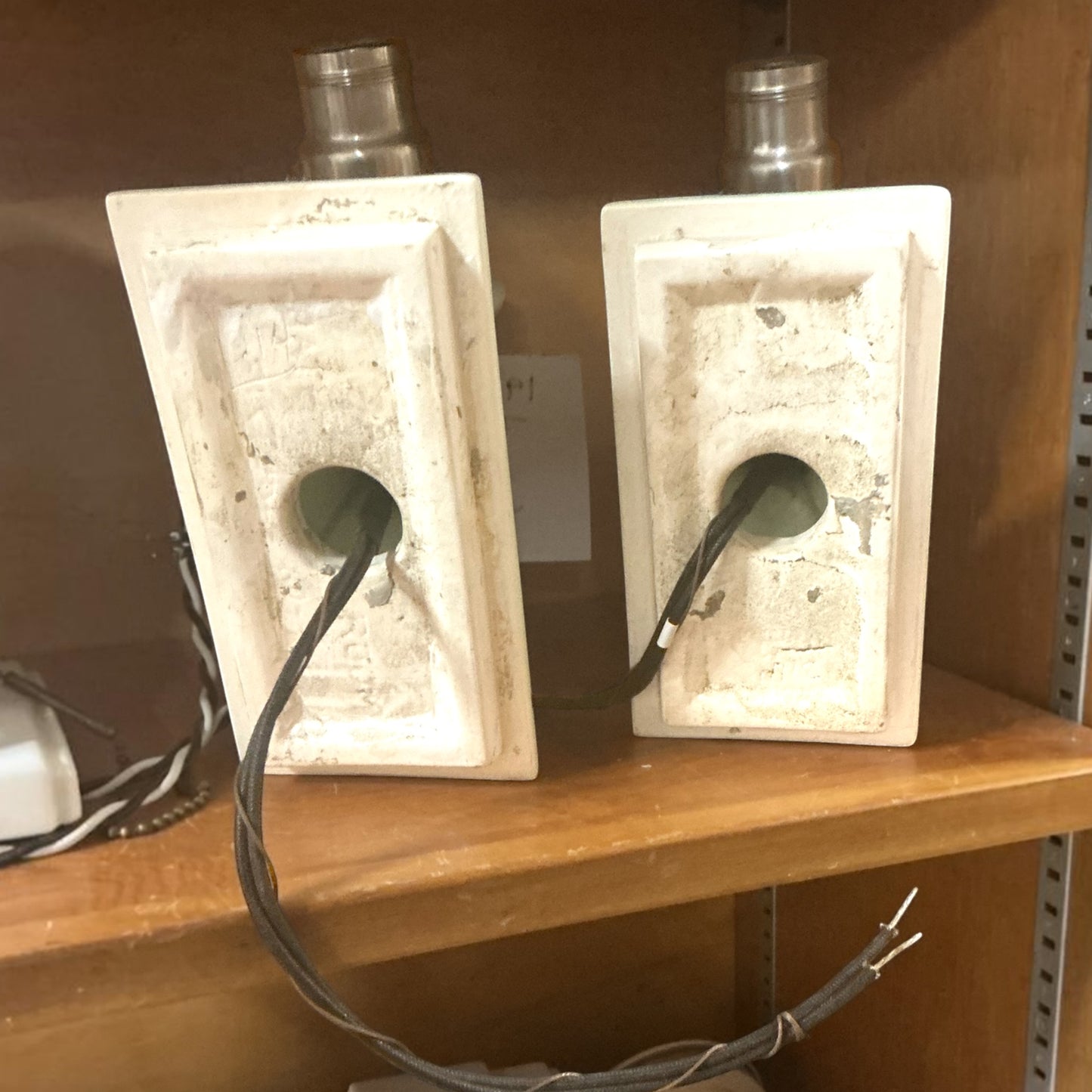 Antique Bath Sconces (1930’s) Rewired