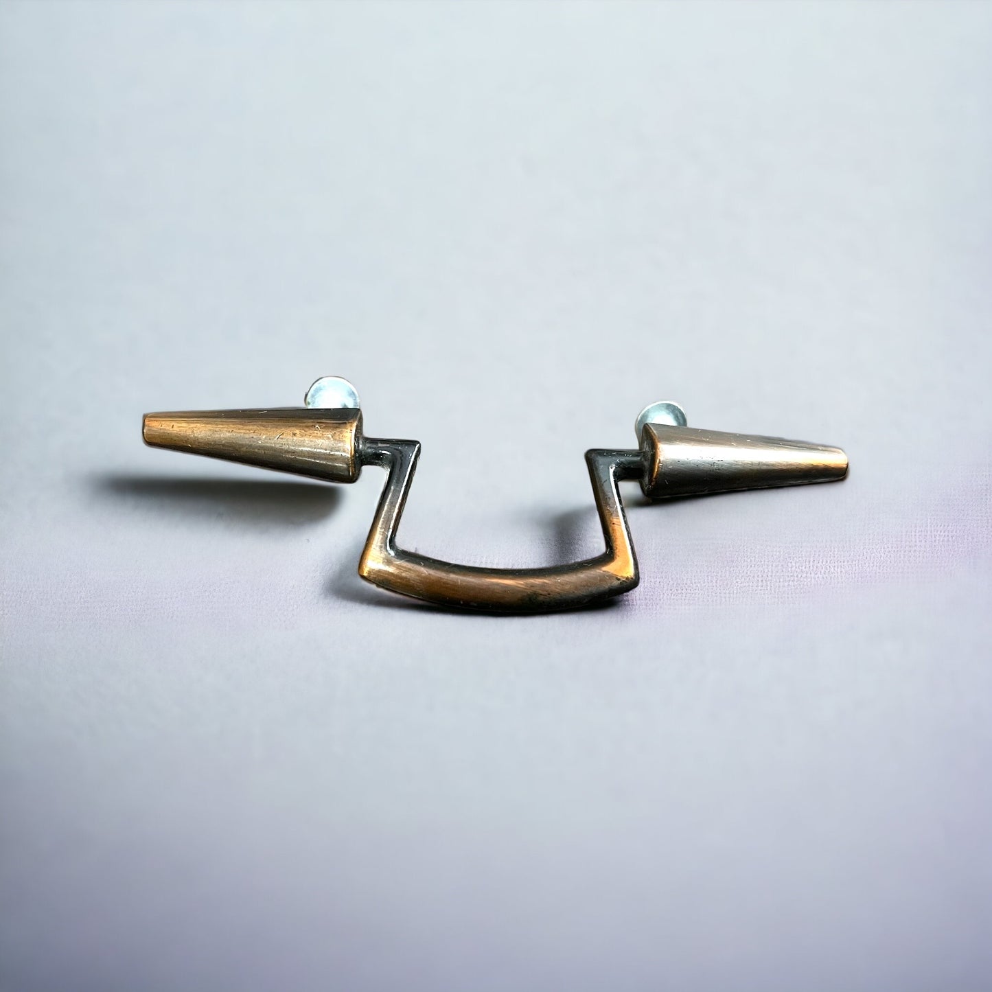 12 Mid-Century Drawer Pulls With Copper Finish