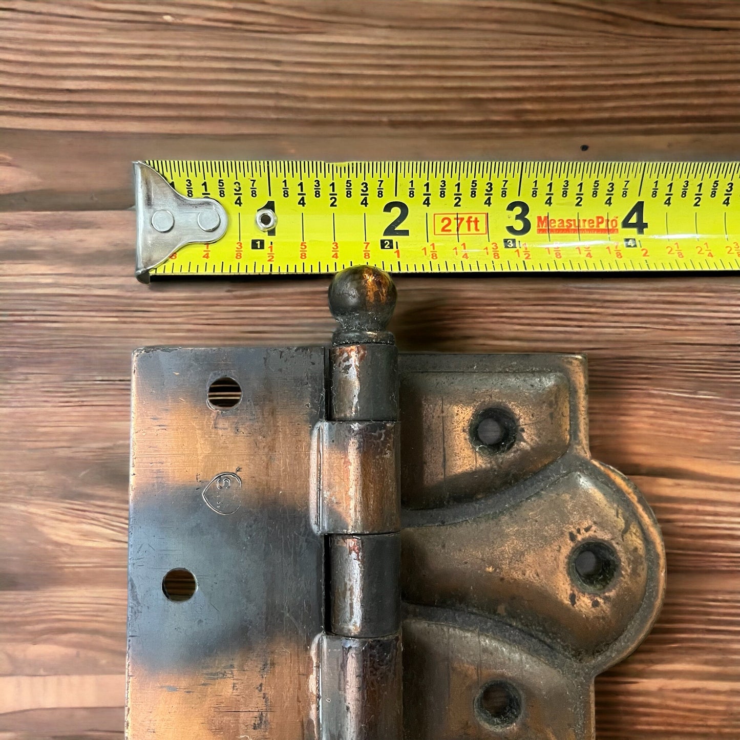 Copper Plated (Japanned) Butterfly 3 1/2" Door Hinge