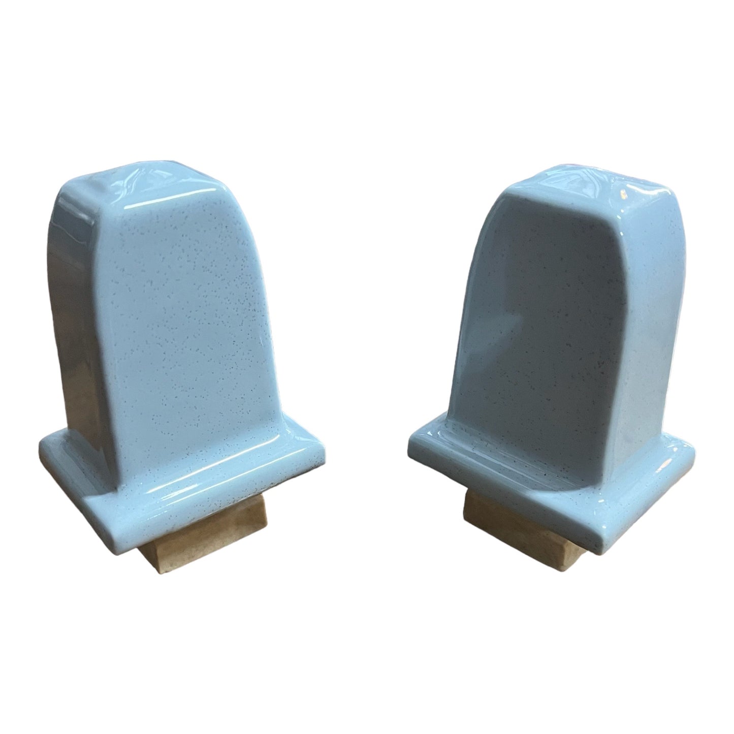 Vintage Blue Tile-In Bathroom Towel Bar Holder Set