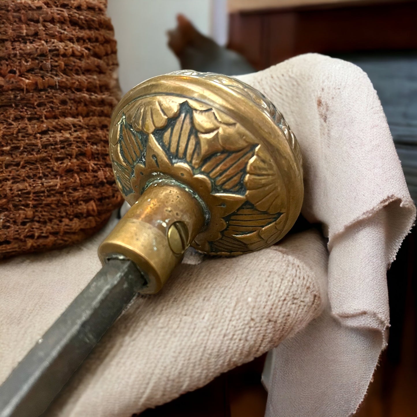 Nashua/Lockwood c. 1886 Brass Door Knob Set