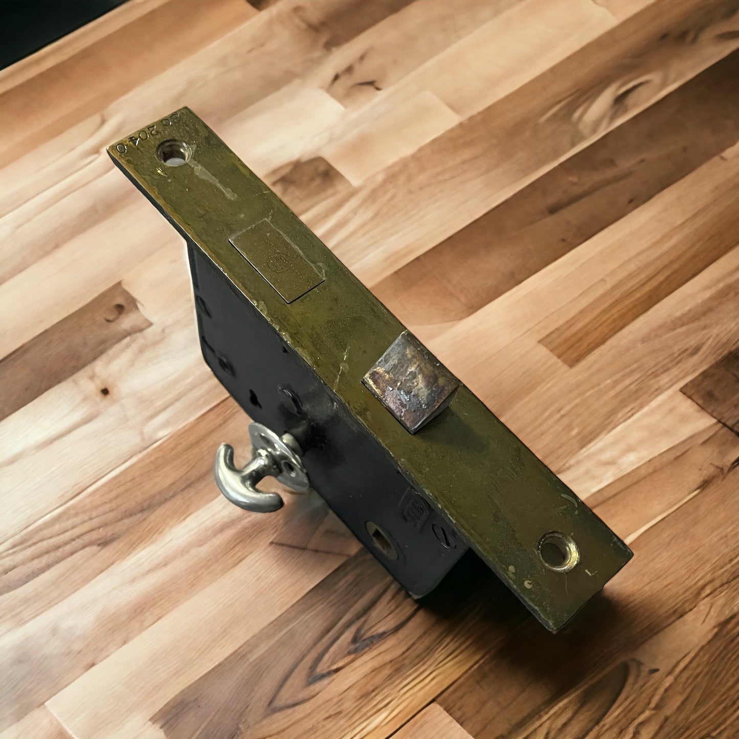 Antique Yale Oversized Interior Mortise Lock (#1445) with Thumb Turn