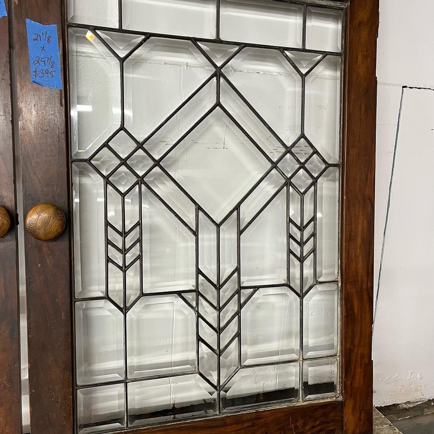 Antique Beveled Leaded Glass